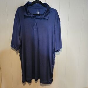 George Forman Polo Shirt, Mens, Size 3X, Navy Blue, Golf, Summer
